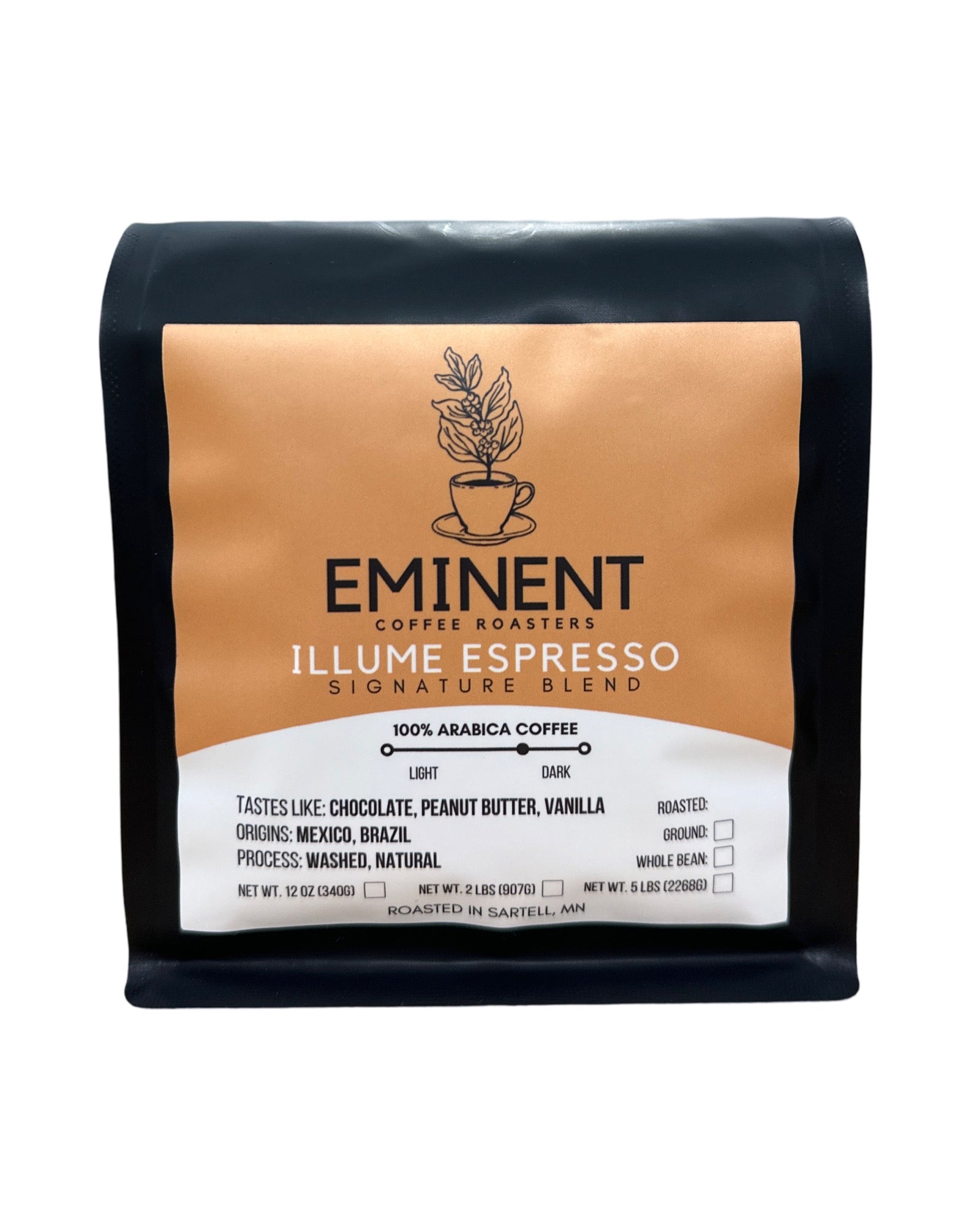 Eminent Coffee - Specialty Coffee Roaster. Veteran Owned Coffee Roaster, St. Cloud MN.